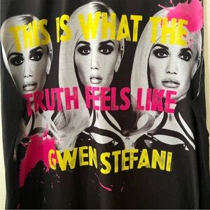 Gwen Stefani this is what the truth feels like tour merch tank top shirt